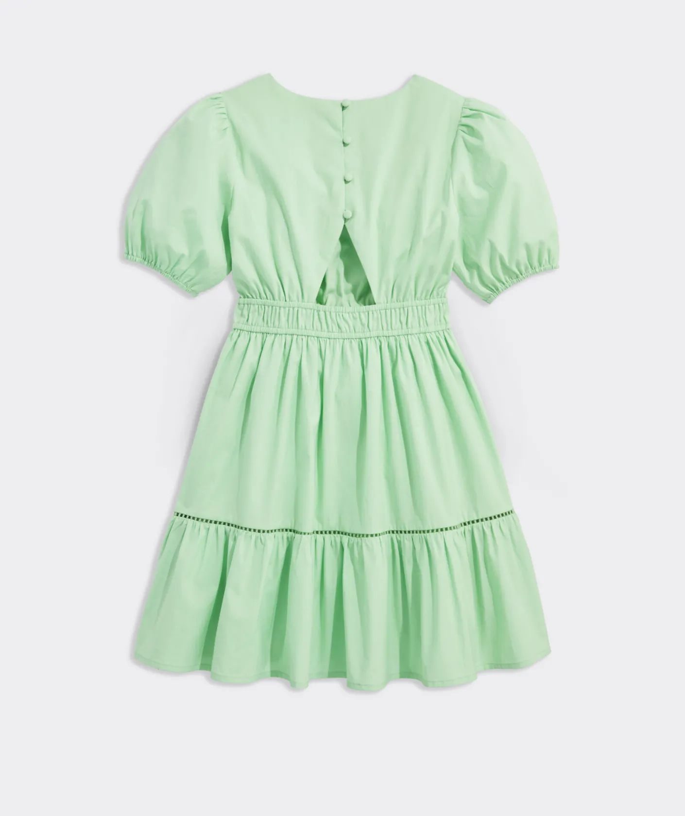 Dresses<Vineyard Vines Girls' Long-Sleeve Everyday Dress Tiny Floral-JakeBlue