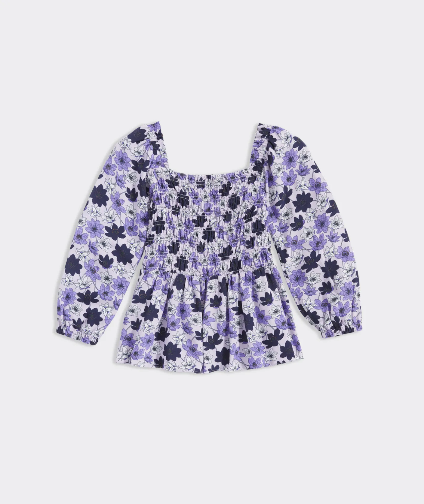 Tops, Tees & Polos<Vineyard Vines Girls' Patchwork Rugby Shirt Rugby- Rhododendron