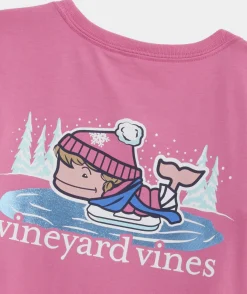 Tops, Tees & Polos<Vineyard Vines Girls' Poplin Button-Down Feeder - Hull Blue