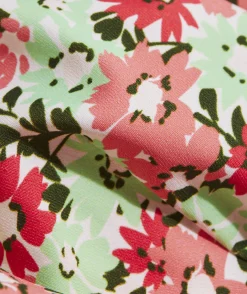 Kids|Sweatshirts & Sweatpants<Vineyard Vines Girls' Puff-Sleeve Sweatshirt Tiny Floral-JakeBlue