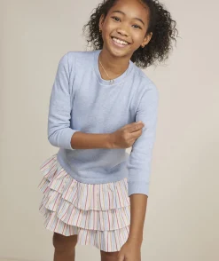 Dresses<Vineyard Vines Girls' Smocked Puff-Sleeve Dress Fenwick Paisley-Navy
