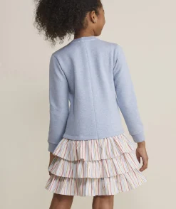 Dresses<Vineyard Vines Girls' Smocked Puff-Sleeve Dress Fenwick Paisley-Navy
