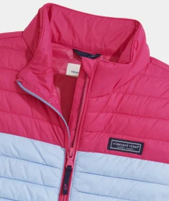 Jackets, Blazers & Vests|Sweatshirts & Sweatpants<Vineyard Vines Girls' Teddy Snap Placket Pull-Over Calm Waters