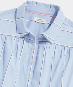 Dresses<Vineyard Vines Girls' Tiered Sweatshirt Dress Calm Water Heather