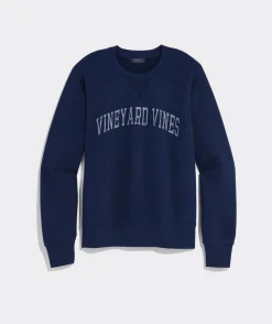 Sweatshirts & Sweatpants<Vineyard Vines Graphic Terry Crewneck Sweatshirt Nautical Navy