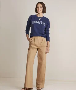 Sweatshirts & Sweatpants<Vineyard Vines Harbor Fleece Quarter-Snap Crimson