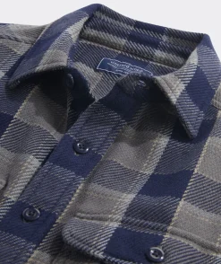 Button-Down Shirts<Vineyard Vines Heavy Twill Shirt Jacket PLD Gray Harbor