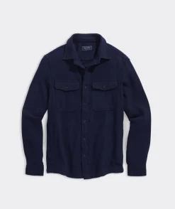 Button-Down Shirts<Vineyard Vines Heavy Twill Shirt Jacket Nautical Navy