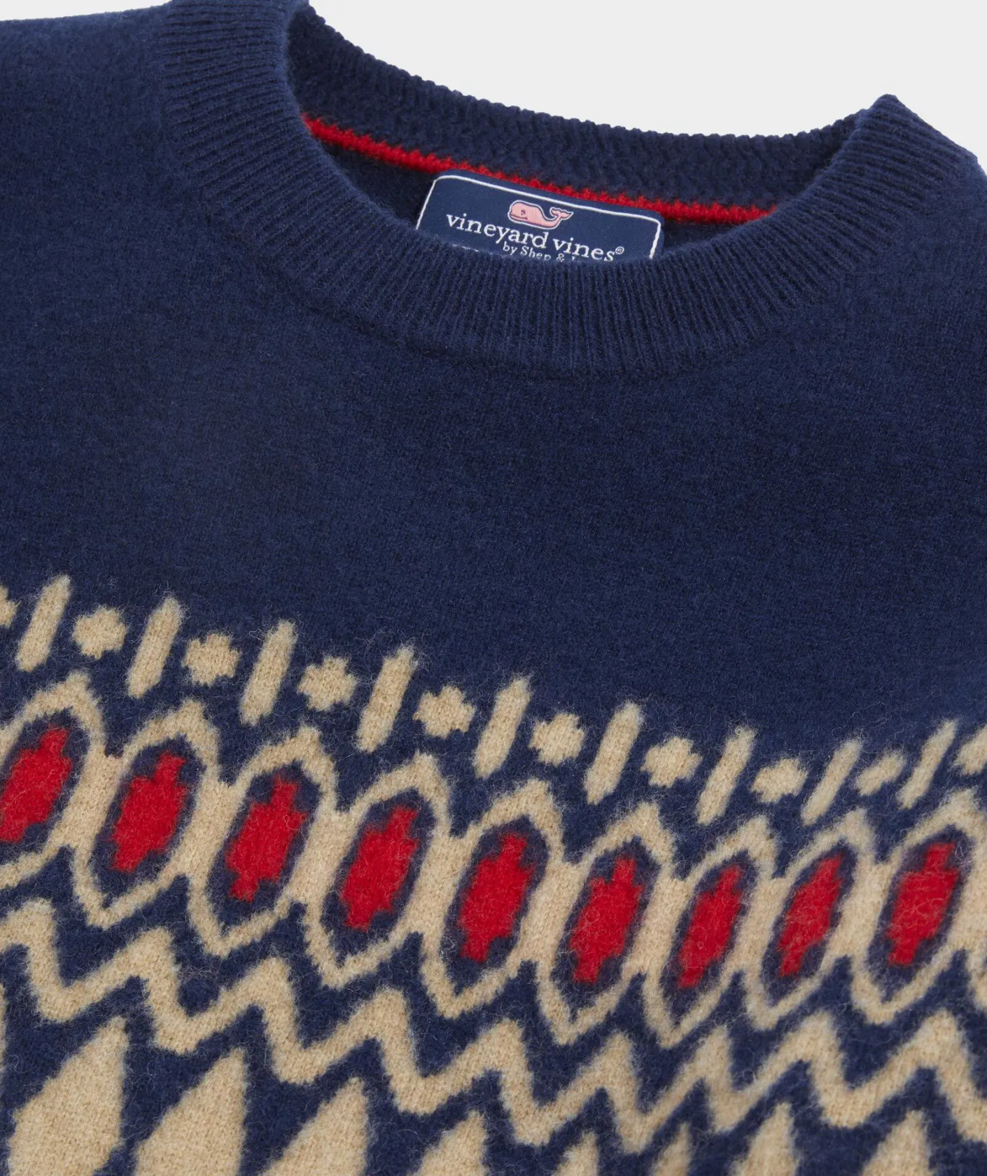 Sweaters<Vineyard Vines Heritage Fair Isle Crewneck Sweater Nautical Navy