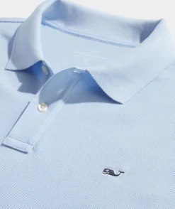 Polos<Vineyard Vines Heritage Pique Polo Jake Blue