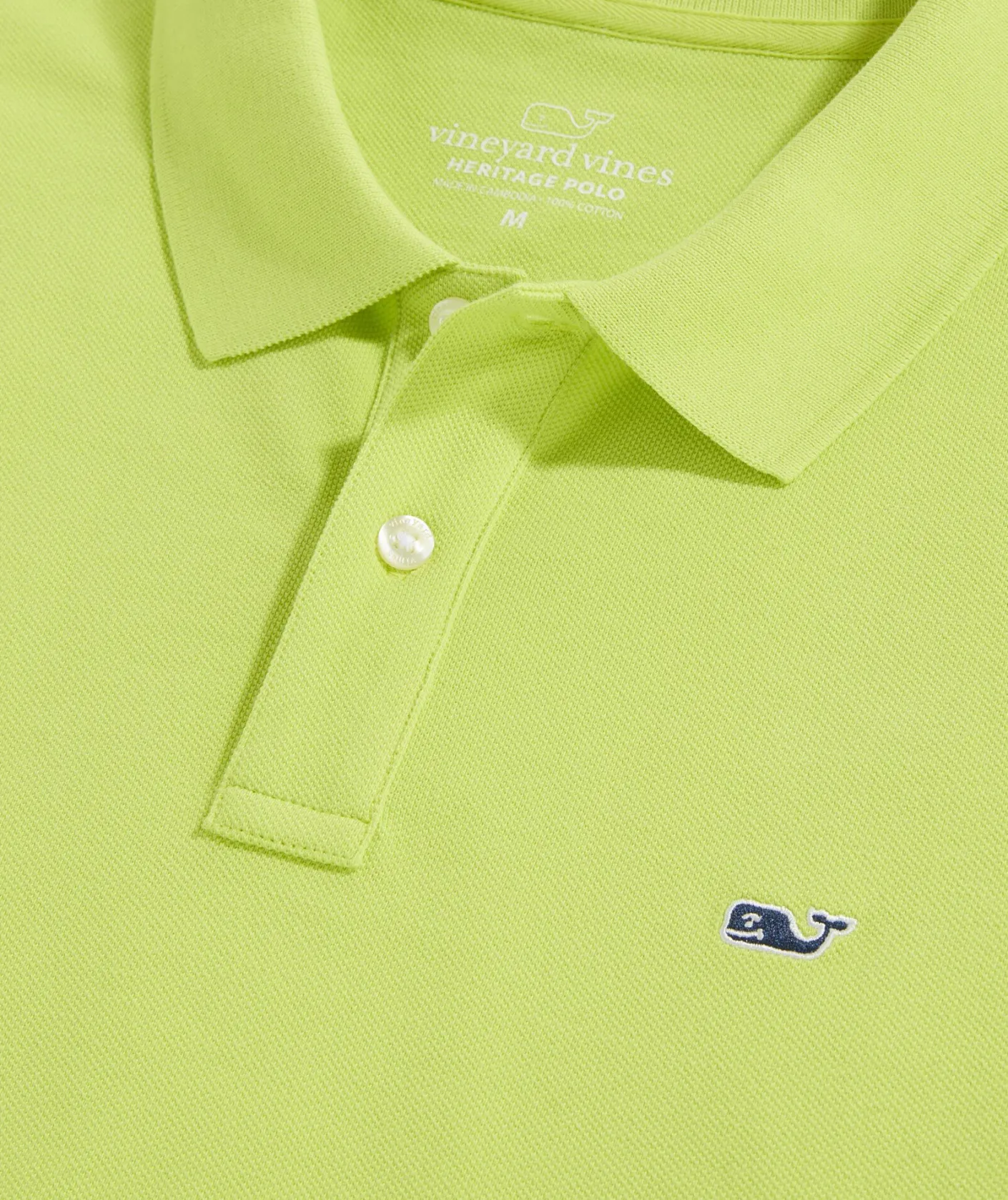 Polos<Vineyard Vines Heritage Pique Polo Wild Lime