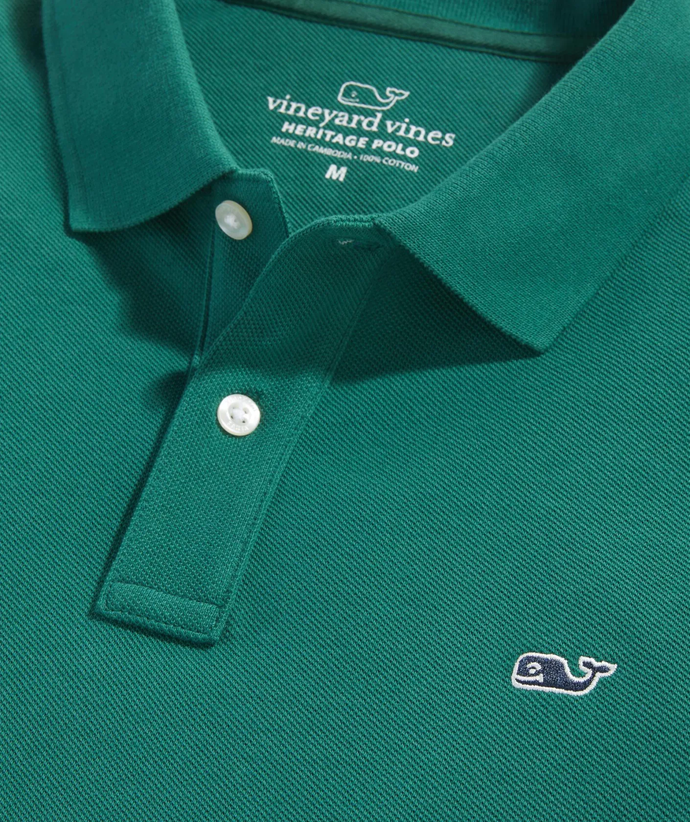 Polos<Vineyard Vines Heritage Pique Polo Turf Green