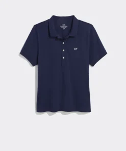 Polos<Vineyard Vines Heritage Pique Polo Red Velvet