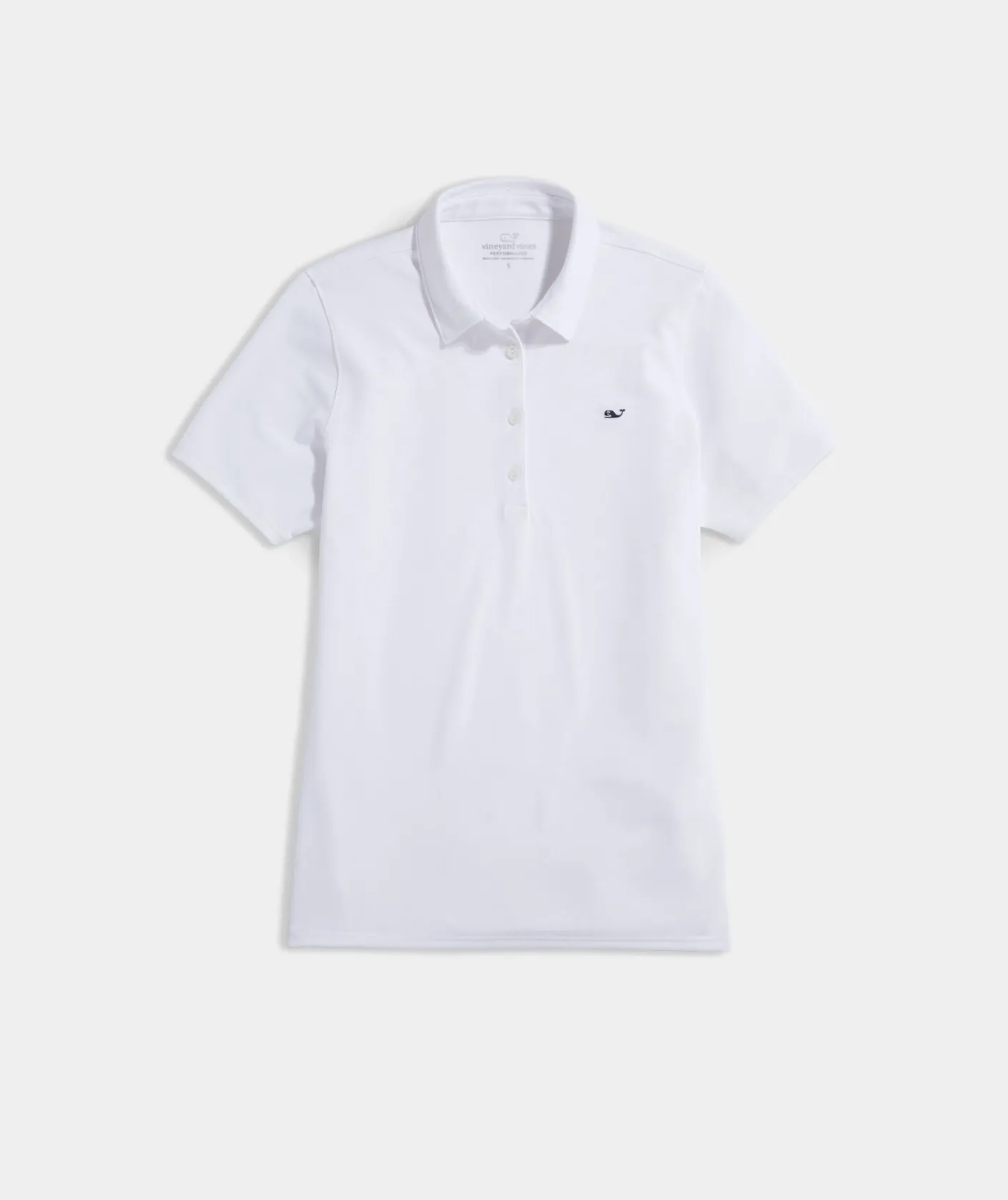 Polos<Vineyard Vines Heritage Pique Polo White Cap