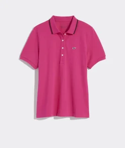 Polos<Vineyard Vines Heritage Pique Polo Turf Green
