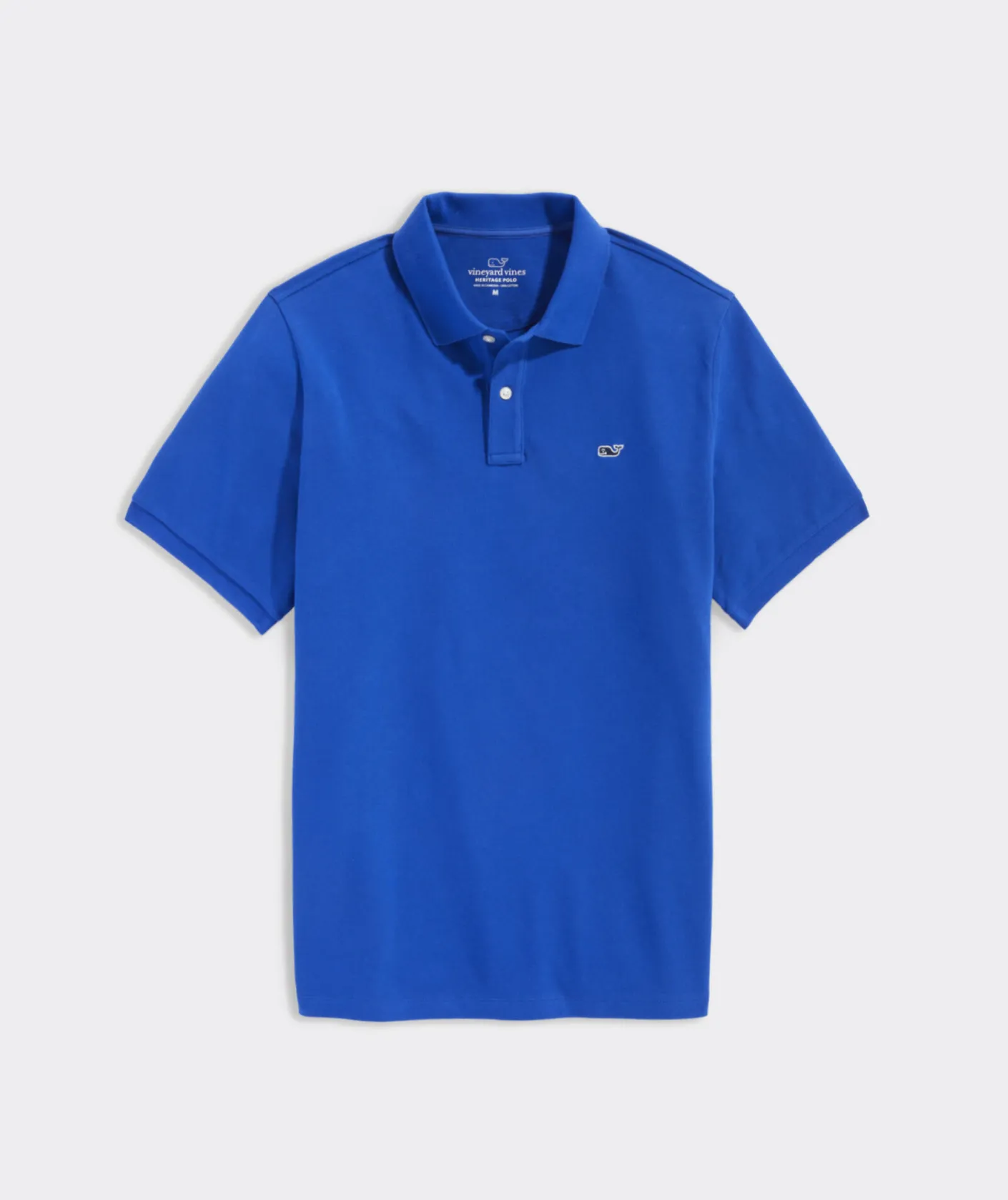 Polos<Vineyard Vines Heritage Pique Polo Maritime Blue
