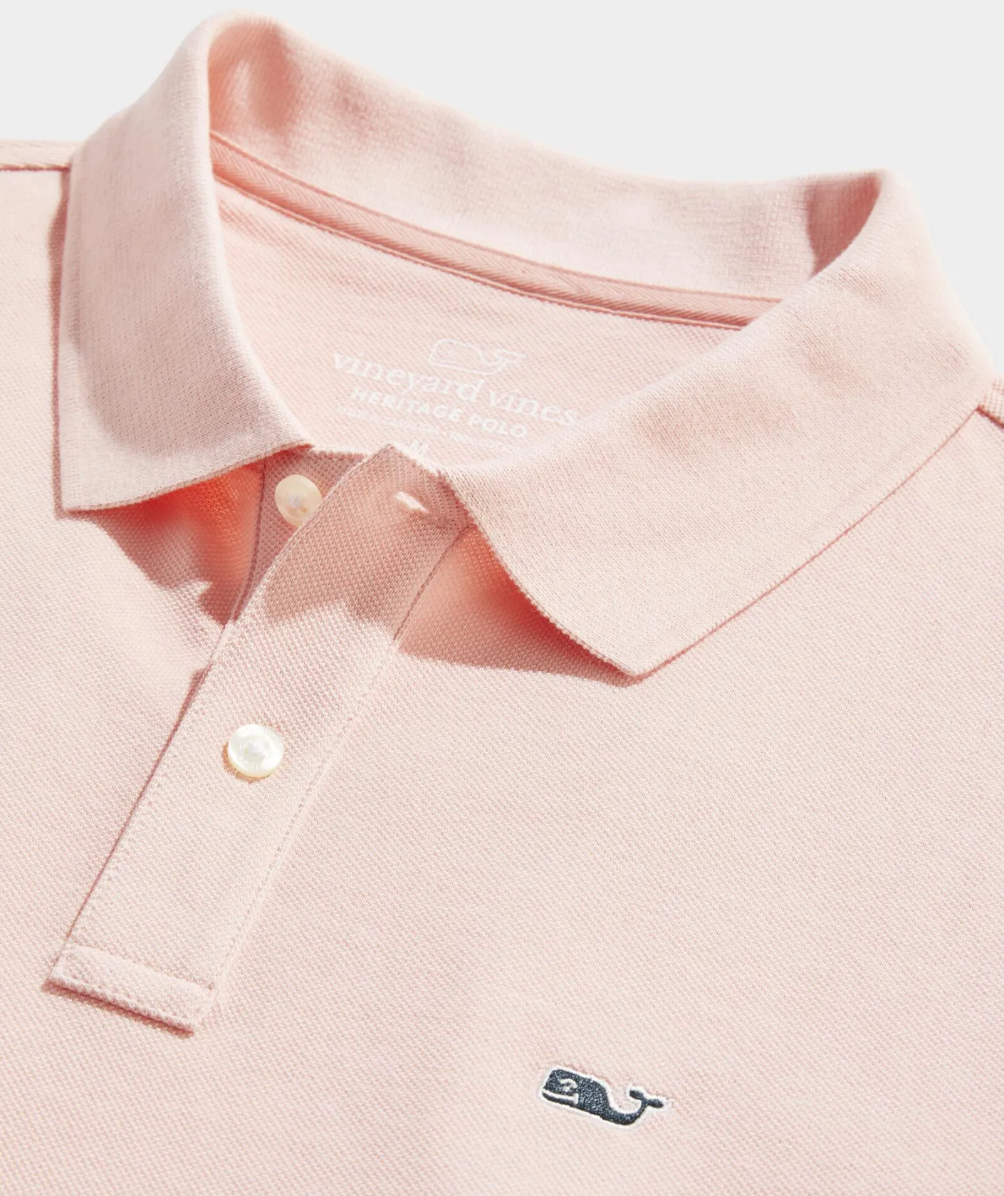 Polos<Vineyard Vines Heritage Pique Polo Pink Blossom