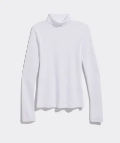 Tees<Vineyard Vines Heritage Rib Turtleneck Light Grey Hthr