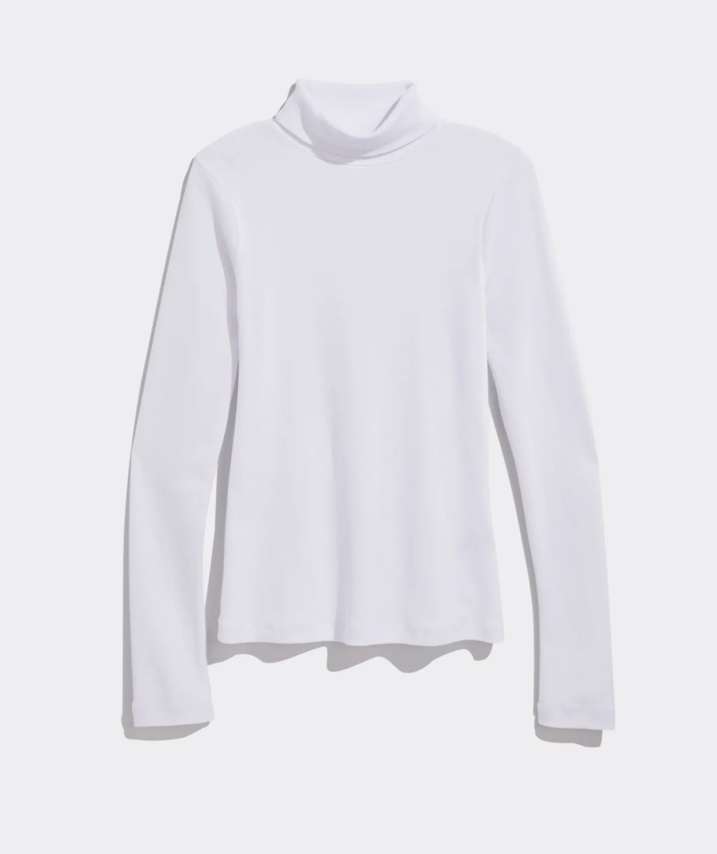 Tees<Vineyard Vines Heritage Rib Turtleneck Light Grey Hthr