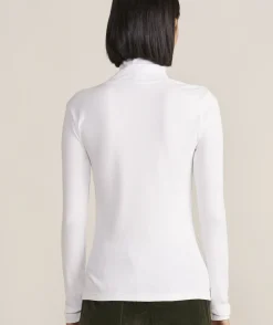 Tees<Vineyard Vines Heritage Rib Turtleneck Light Grey Hthr