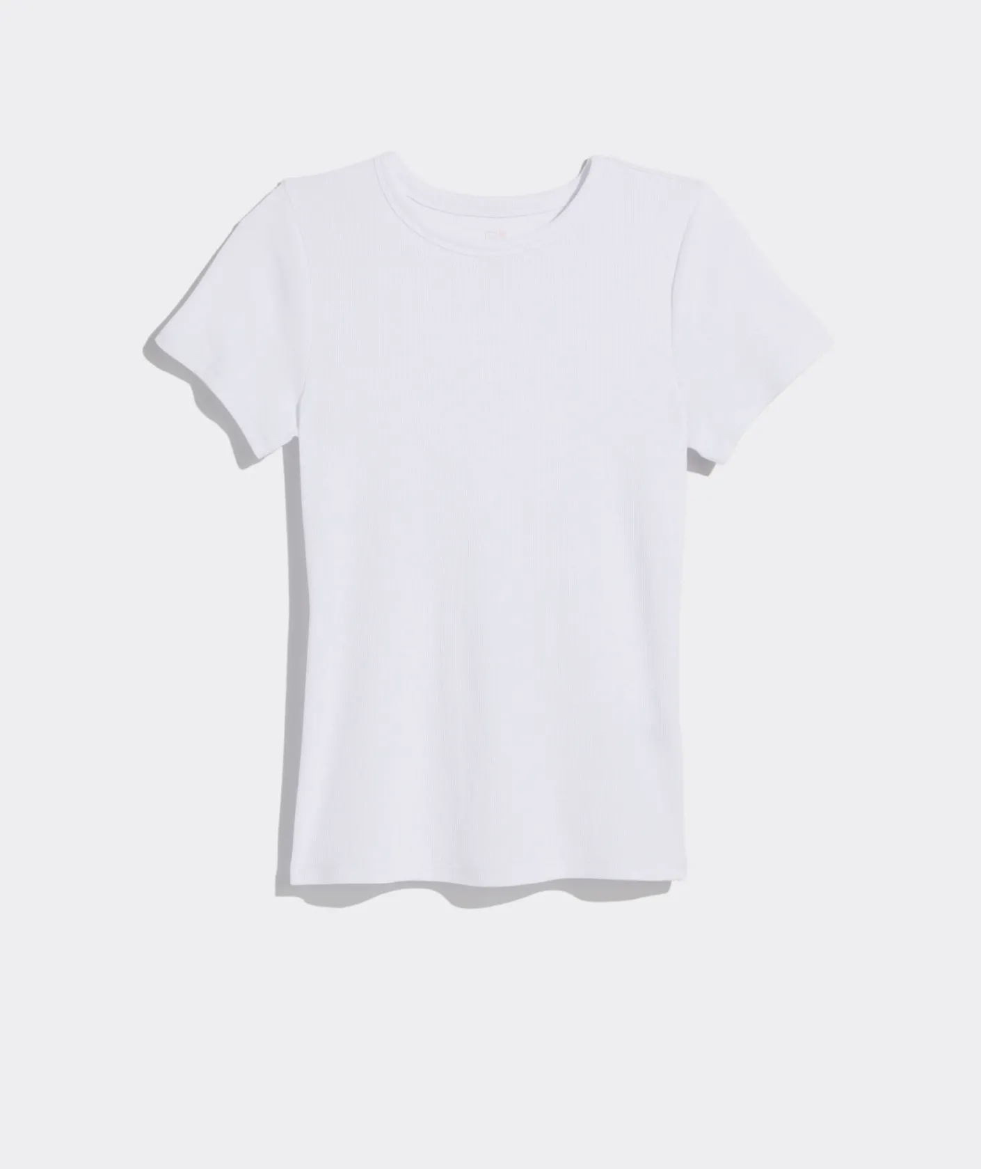 Tees<Vineyard Vines Heritage Ribbed Short-Sleeve Tee Oatmeal Heather