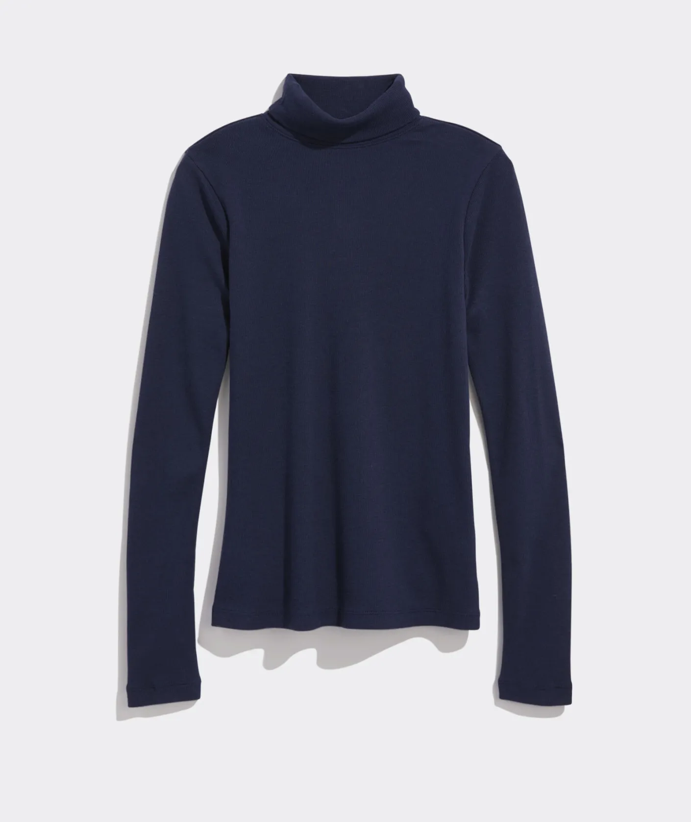 Tees<Vineyard Vines Heritage Striped Ribbed Turtleneck BStripe- Marsh/Gold