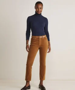 Tees<Vineyard Vines Heritage Striped Ribbed Turtleneck BStripe- Marsh/Gold