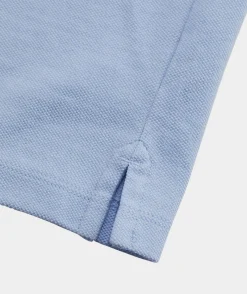 Polos<Vineyard Vines Heritage Tipped Pique Polo Jake Blue