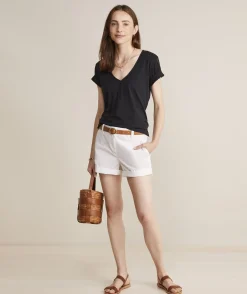 Tees<Vineyard Vines Hertitage Ribbed Tank White Cap