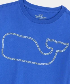 Tees For Men|Tees<Vineyard Vines Hockey Player Long-Sleeve Harbor Performance Tee Hull Blue