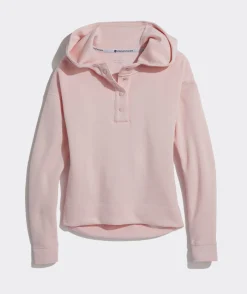 Sweatshirts & Sweatpants<Vineyard Vines Hooded Snap Front Golf Pullover Light Grey Hthr