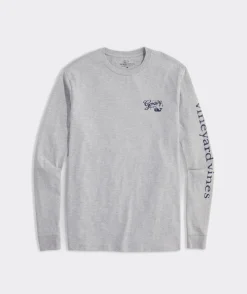 Tees<Vineyard Vines It's All Gravy Long-Sleeve Tee Grey Heather