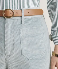 Pants & Denim<Vineyard Vines Kick Flare Mid-Rise Corduroy Pants Jet Black