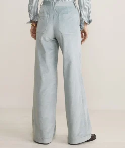 Pants & Denim<Vineyard Vines Kick Flare Mid-Rise Corduroy Pants Jet Black