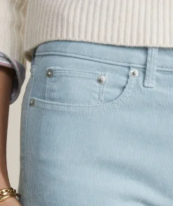 Pants & Denim<Vineyard Vines Kick Flare Mid-Rise Corduroy Pants Stone