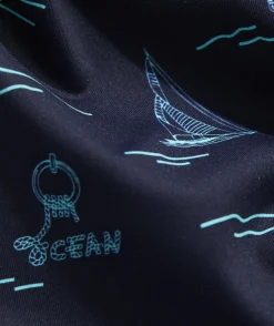 Swim & Cover-Ups|Swim & Rashguards<Vineyard Vines Kids' Hooded Whale Towel Vineyard Navy