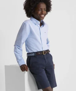 Button-Down Shirts<Vineyard Vines Kids' Oxford Solid Shirt White Cap