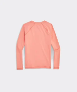 Swim & Cover-Ups|Swim & Rashguards<Vineyard Vines Kids' Raglan Rashguard Boat Parade Naut Nav