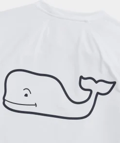 Swim & Cover-Ups|Swim & Rashguards<Vineyard Vines Kids' Raglan Rashguard Antigua Green