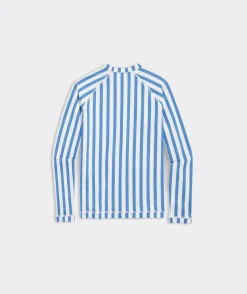 Swim & Cover-Ups|Swim & Rashguards<Vineyard Vines Kids' Raglan Rashguard Mist Green