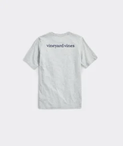 Tees<Vineyard Vines Kids' Vintage Whale Short-Sleeve Pocket Tee White Cap