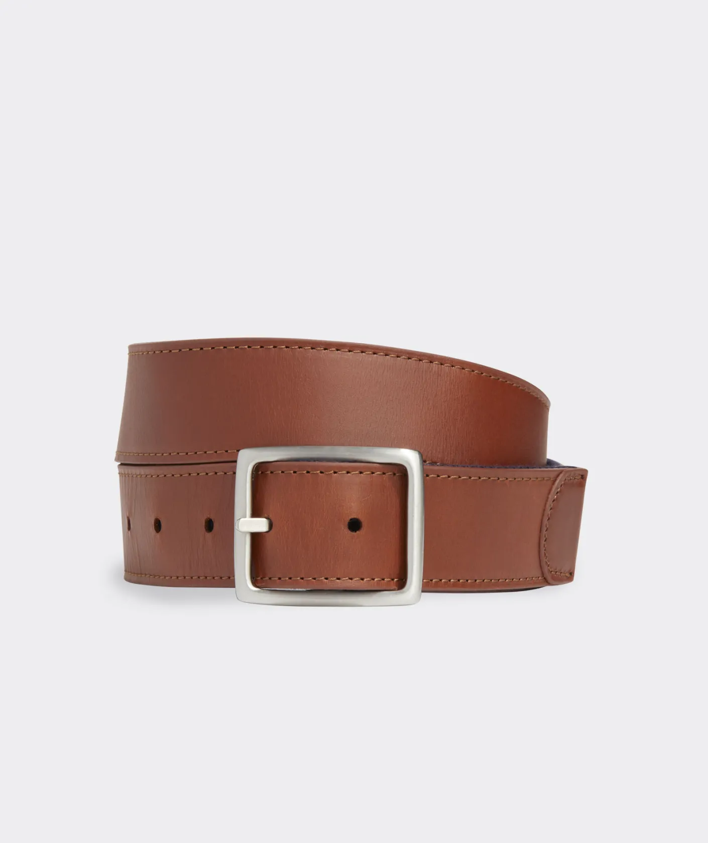 Belts<Vineyard Vines Leather & Webbing Reversible Belt Nautical Navy