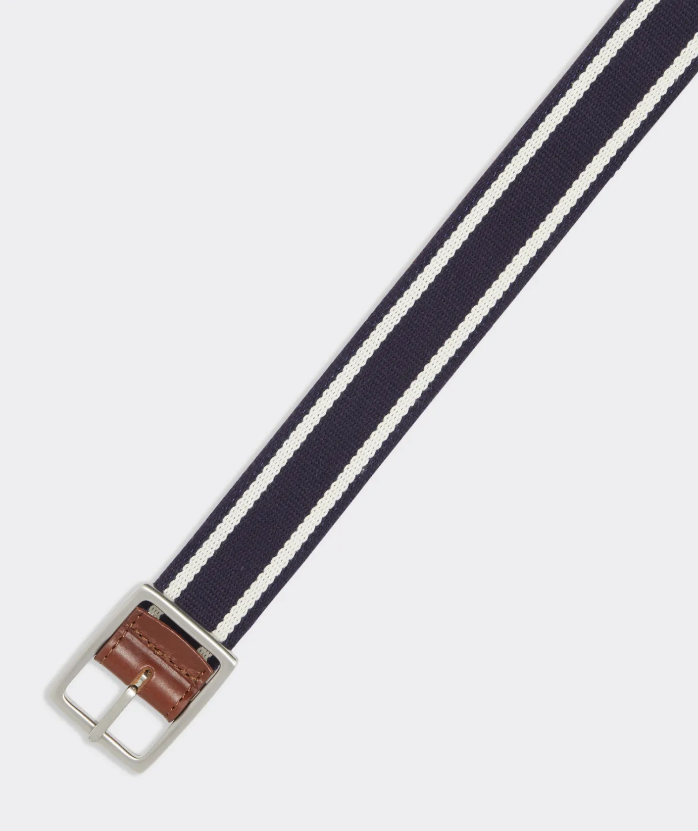 Belts<Vineyard Vines Leather & Webbing Reversible Belt Nautical Navy