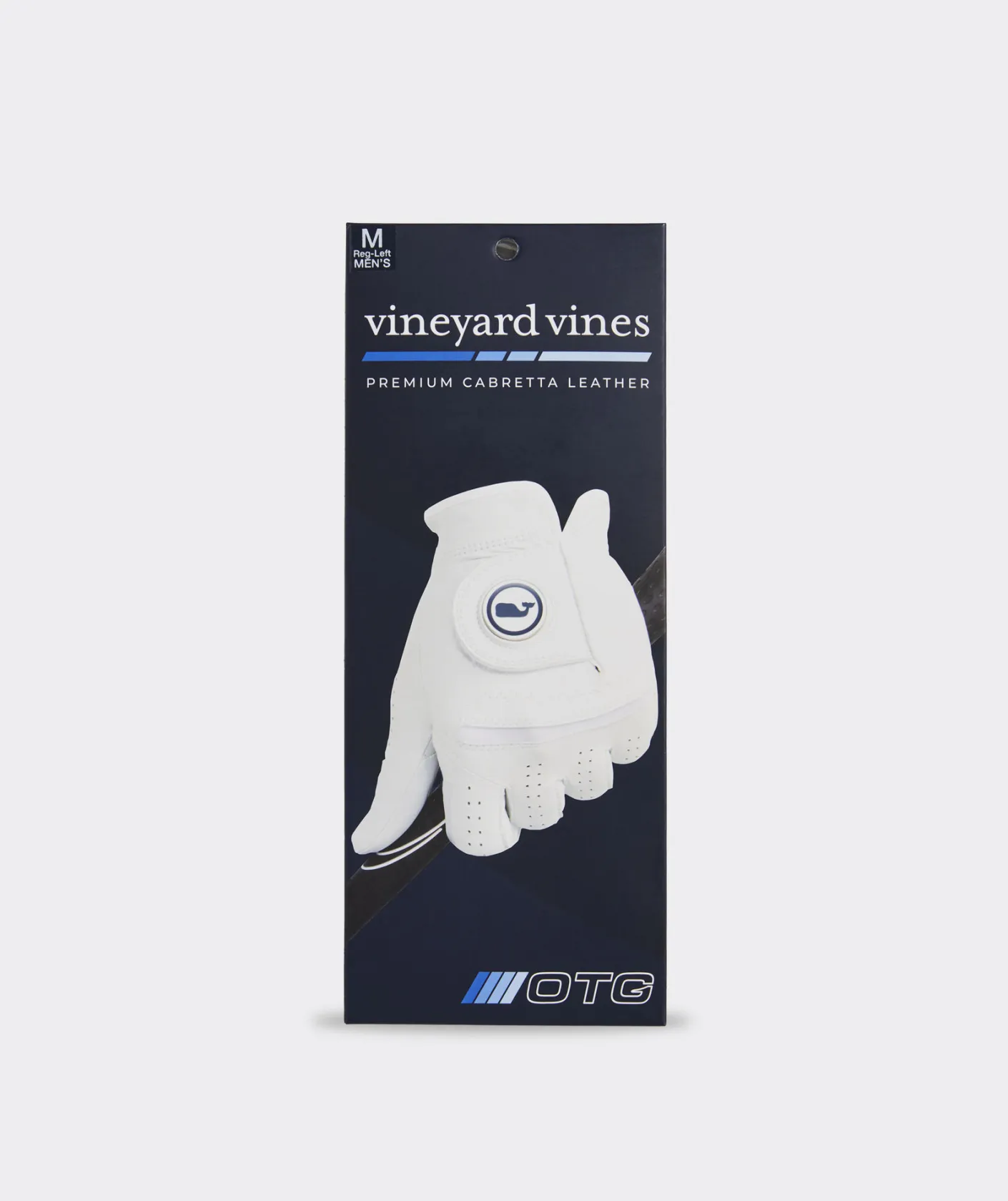 Hats<Vineyard Vines Leather Whale Dot Golf Glove Left Hand White Cap