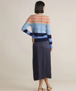Sweaters<Vineyard Vines Lightweight Cashmere Open-Front Sweater Marshmallow
