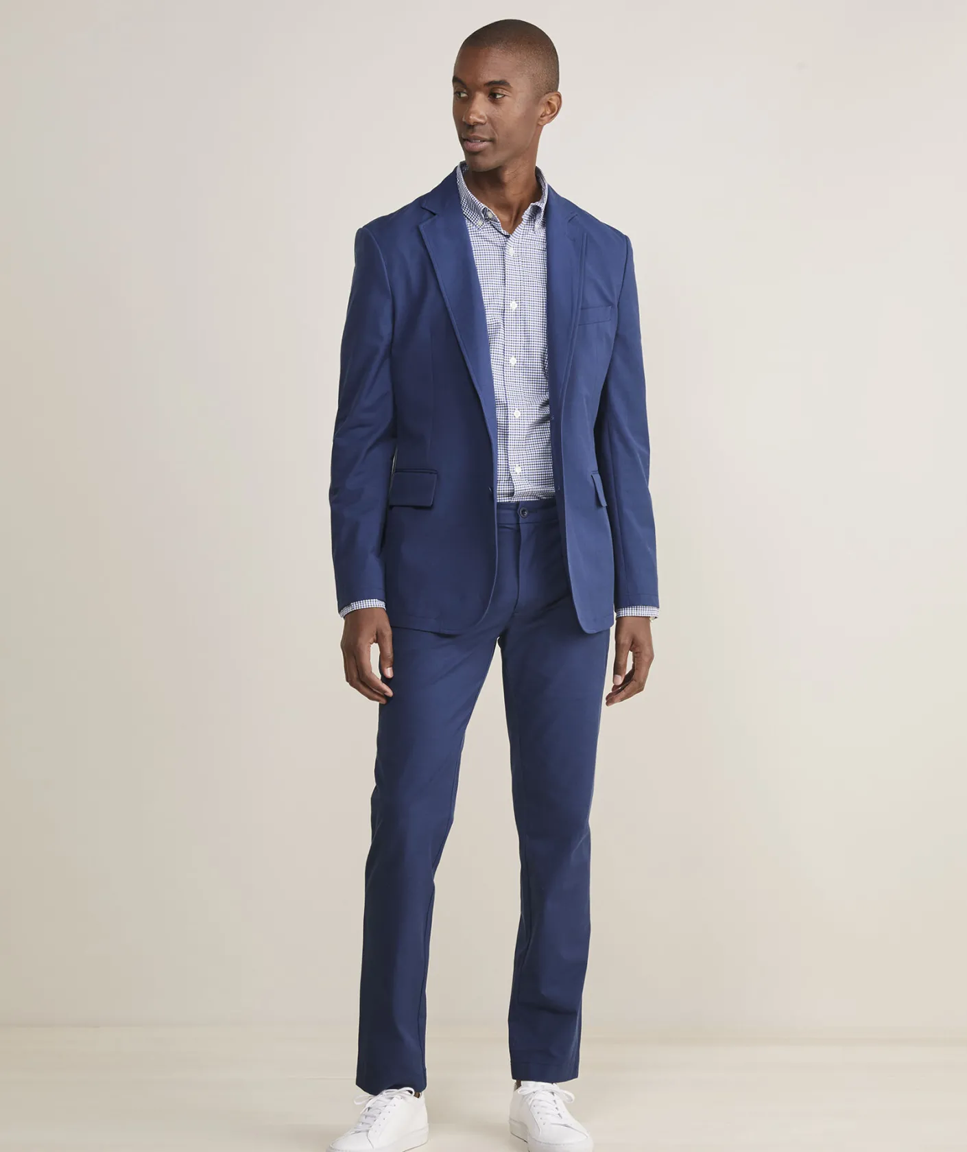 Blazers<Vineyard Vines Lightweight On-The-Go Blazer Blue Blazer