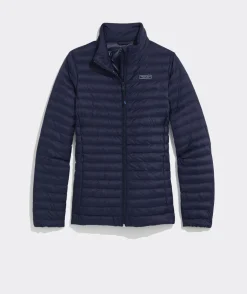 Jackets & Vests<Vineyard Vines Lightweight Packable Puffer Jacket Jake Blue