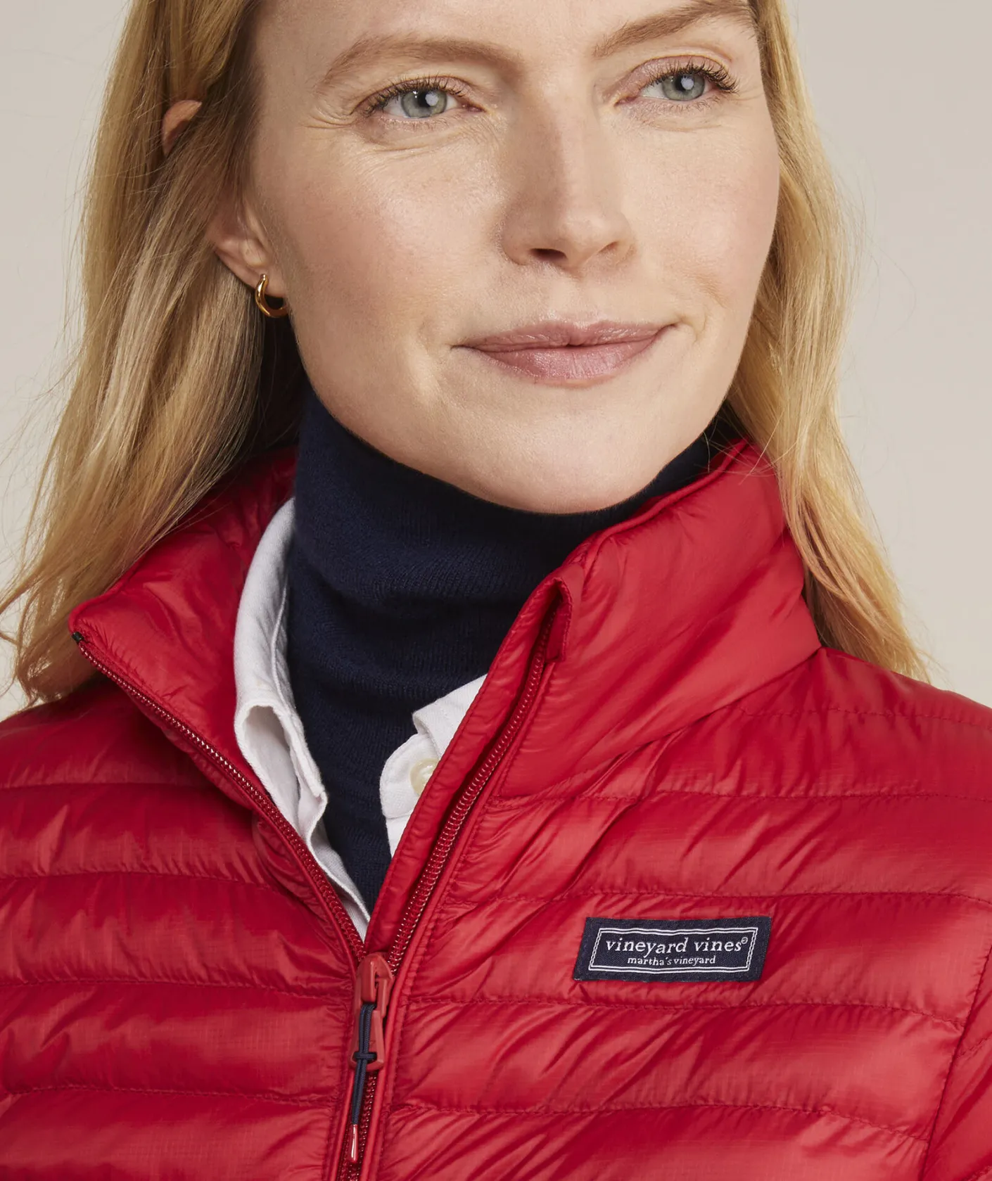 Jackets & Vests<Vineyard Vines Lightweight Packable Puffer Jacket Nautical Navy