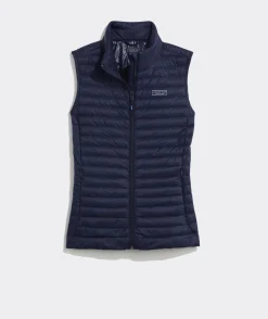 Jackets & Vests<Vineyard Vines Lightweight Packable Puffer Vest Red Velvet