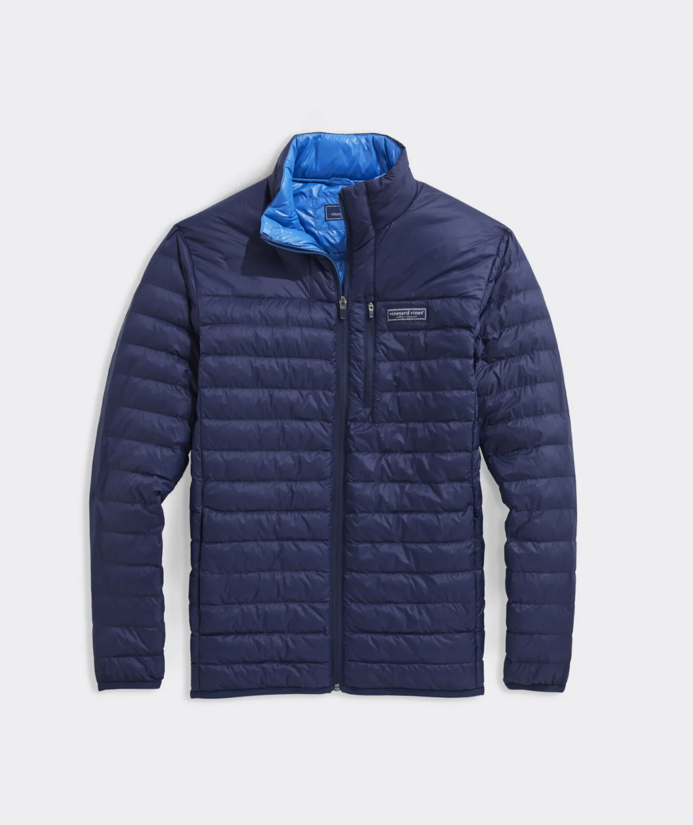 Jackets & Vests<Vineyard Vines Lightweight Packable Puffer Jacket Nautical Navy